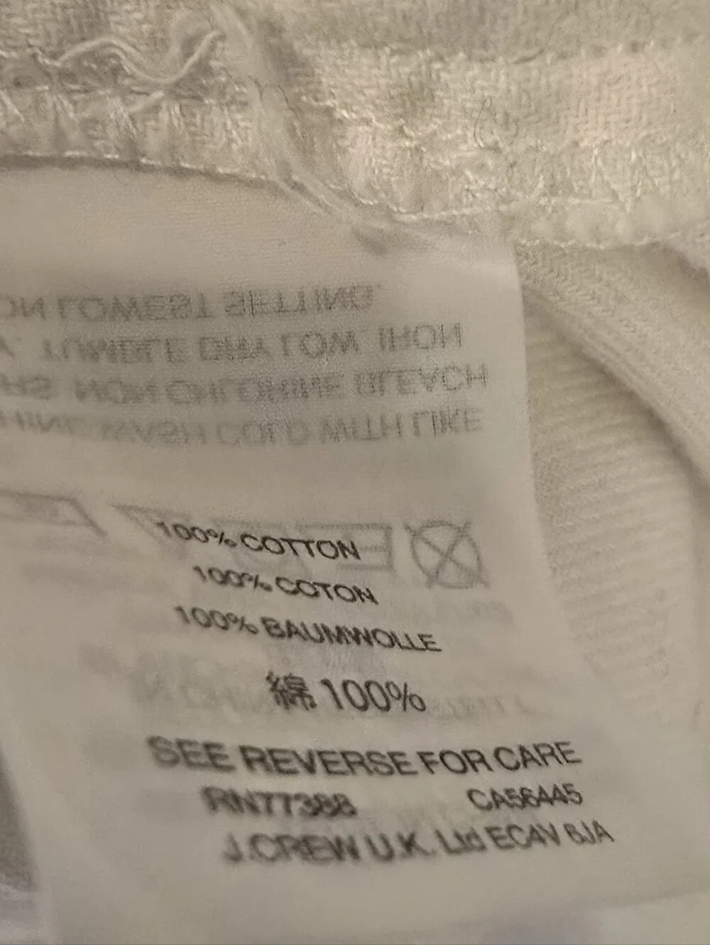 Madewell White Cotton Courier Button Down Shirt Size: XS - Picture 6 of 7